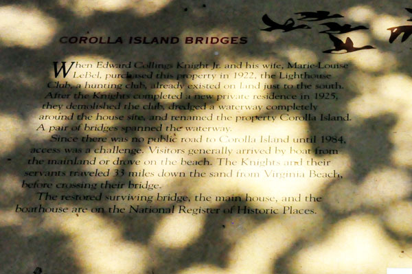 Currituck Island Bridge information